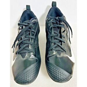 Nike Vapor Metal Baseball Cleats Black White LunarLON Men's 10.5